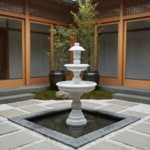 Ziarat White Stone Fountain XPFN00012