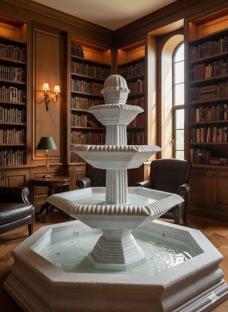 Ziarat White Stone Fountain XPFN00013