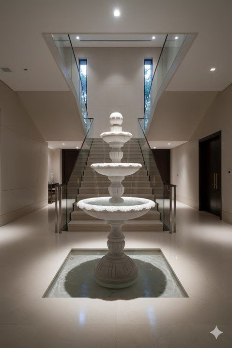 Rahman White Stone Fountain XPFN00015 - Image 2
