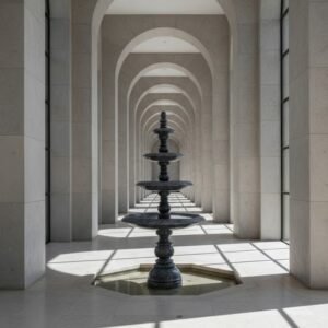 Silky Grey Stone Fountain XPFN00018