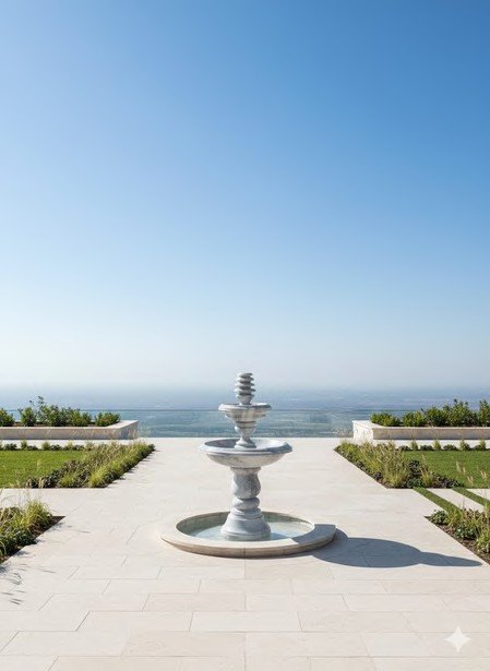 Ziarat White Stone Fountain XPFN00025 - Image 2