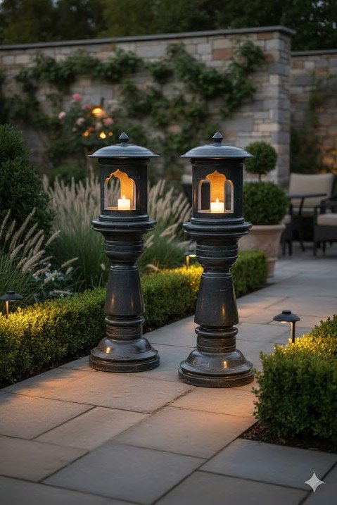 Taxila Stone Stone Lamp (Pair) XPV0006
